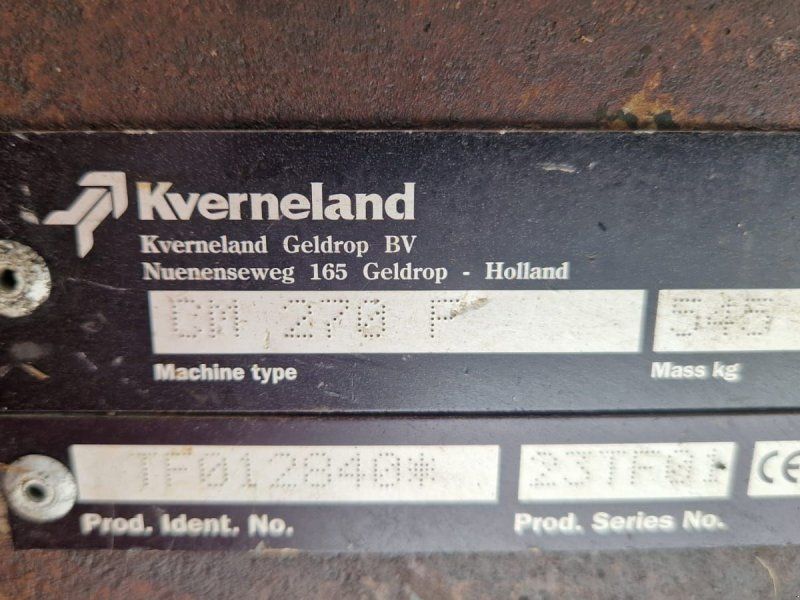 Vicon Kuhn Pz CM 270 F  Fronttrommelmähwerk Kverneland