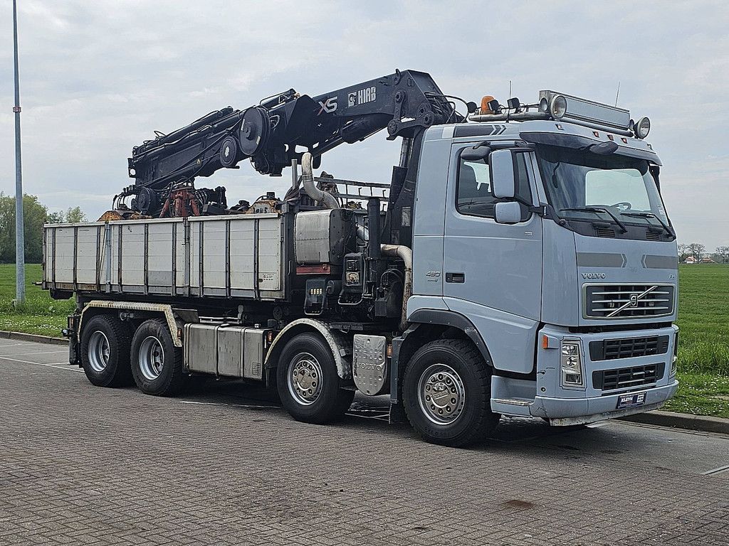 VOLVO FH 13.480 8x2 hiab 477e6 +jib