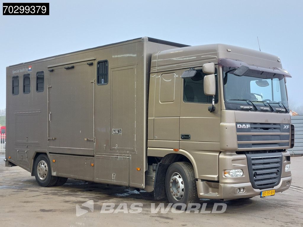 DAF XF XF105.410 4X2 NL-Truck APK JK Horsetruck 6 Horses Pferdentransport Manual Euro 5