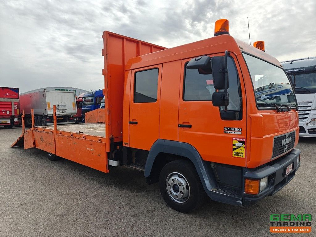 MAN 12.224 LC 4x2 Double Cab (7-seater) Euro 0 - 5.65m Loading Platform + Hydraulic Ramp - 134,231km Original