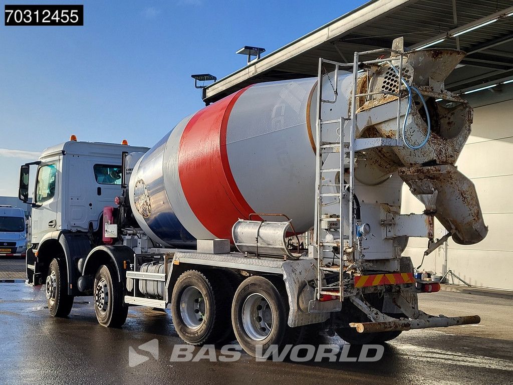 Mercedes Arocs Arocs 3240 8X4 9m3 Stetter mixer Steel suspension Automatic Euro 6