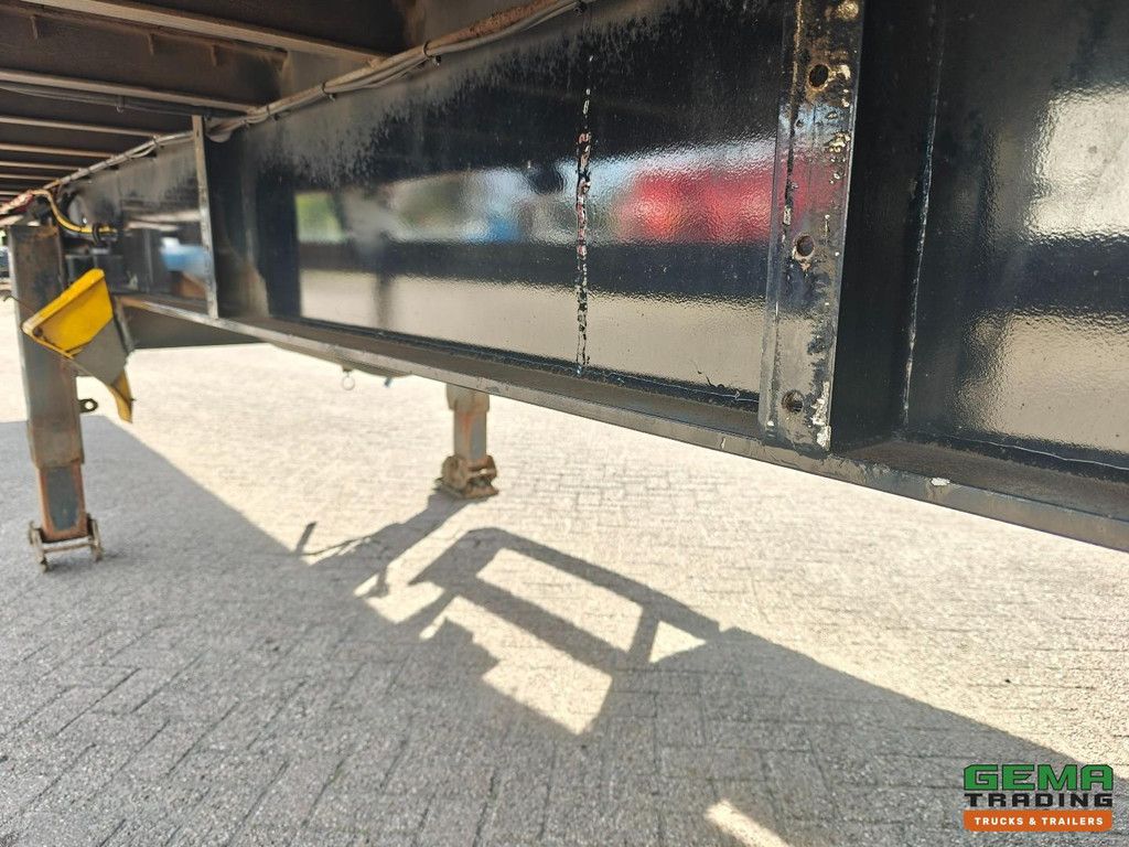 Tracon Trailers TO 3 Open flatbed - Stake pockets - Hardwood floor - 3-axle BPW drum