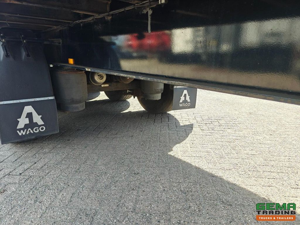 Tracon Trailers TO 3 Open flatbed - Stake pockets - Hardwood floor - 3-axle BPW drum