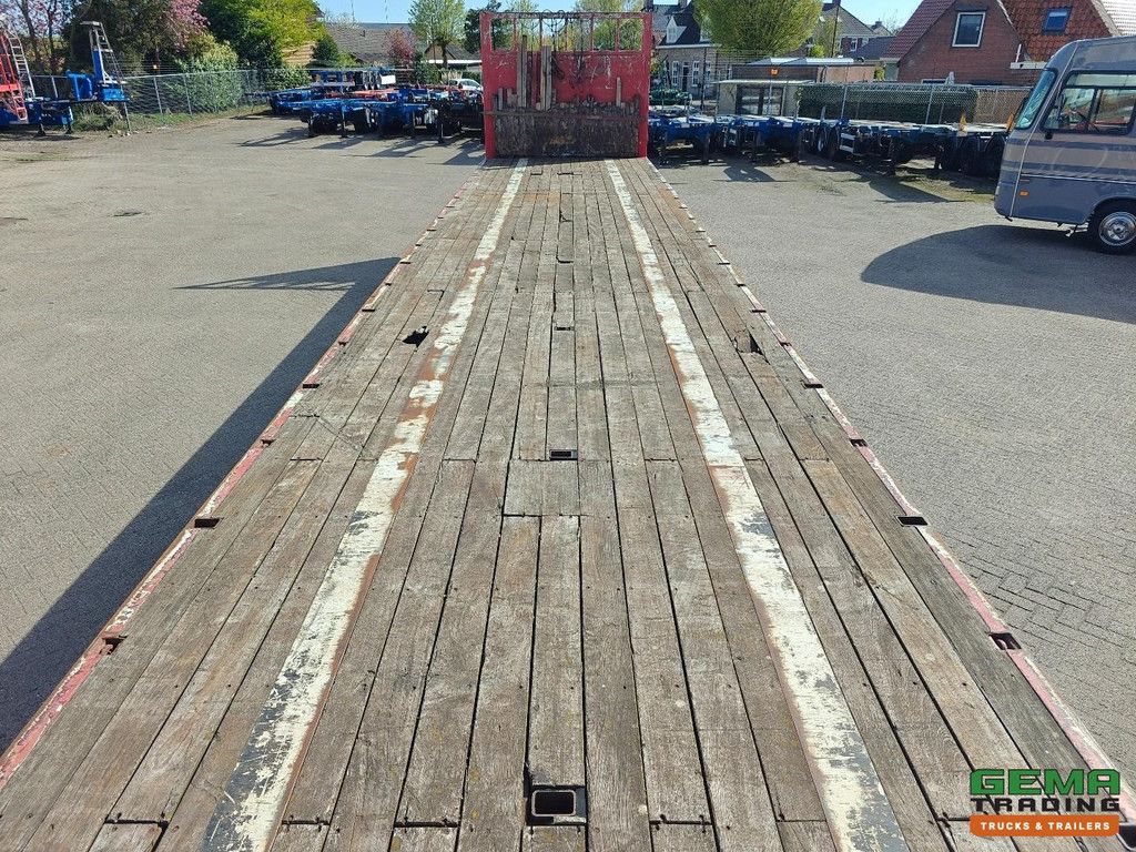 Tracon Trailers TO 3 Open flatbed - Stake pockets - Hardwood floor - 3-axle BPW drum