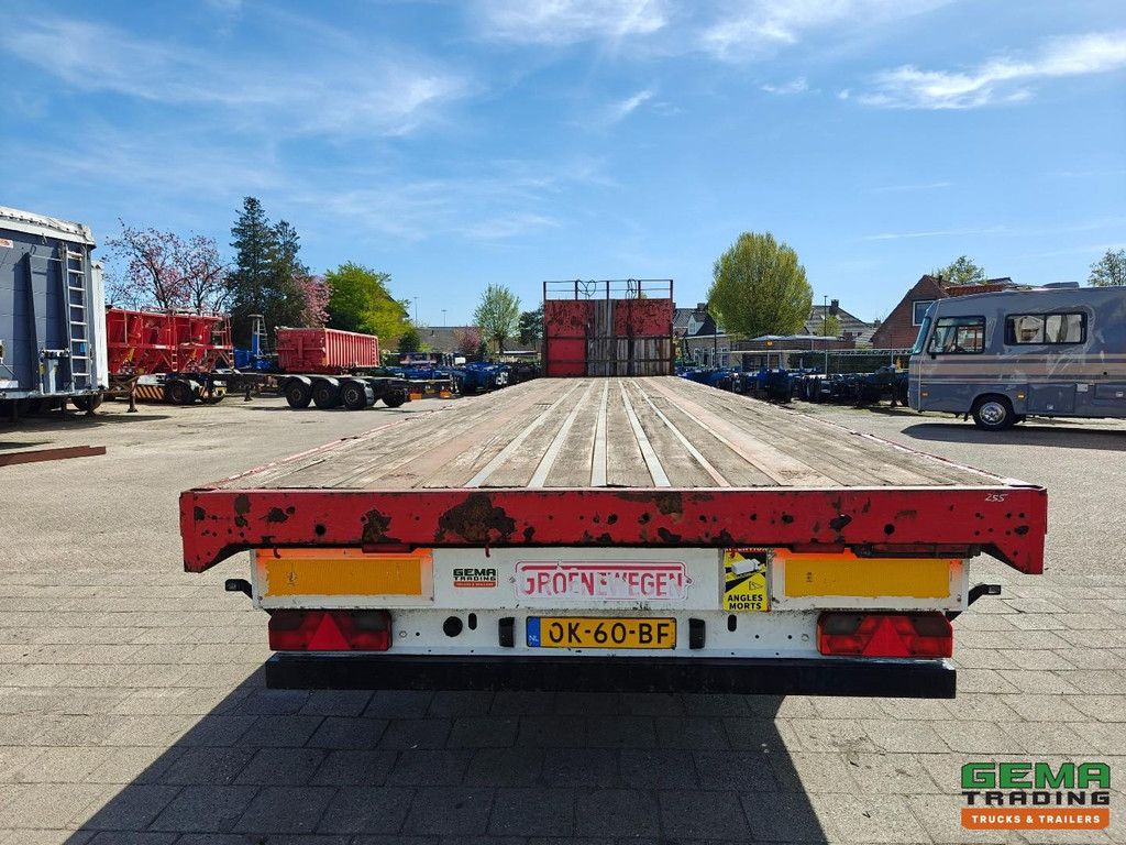 Groenewegen DRO-14-27 Open cargo bed - Stake pockets - Hardwood floor - 3-axle BPW drum 06/2025 MOT