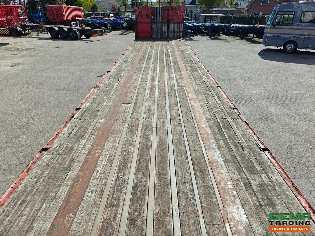 Groenewegen DRO-14-27 Open cargo bed - Stake pockets - Hardwood floor - 3-axle BPW drum 06/2025 MOT