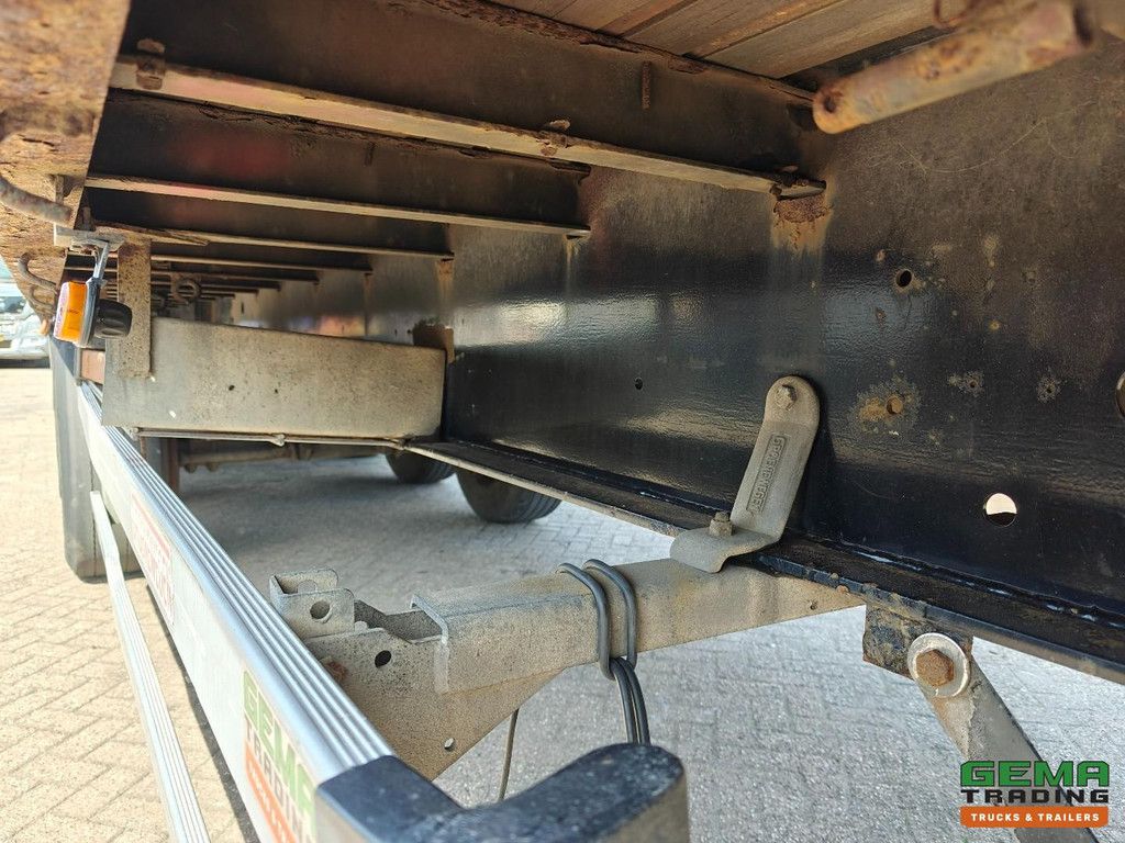 Groenewegen DRO-14-27 Open cargo bed - Stake pockets - Hardwood floor - 3-axle BPW drum 06/2025 MOT