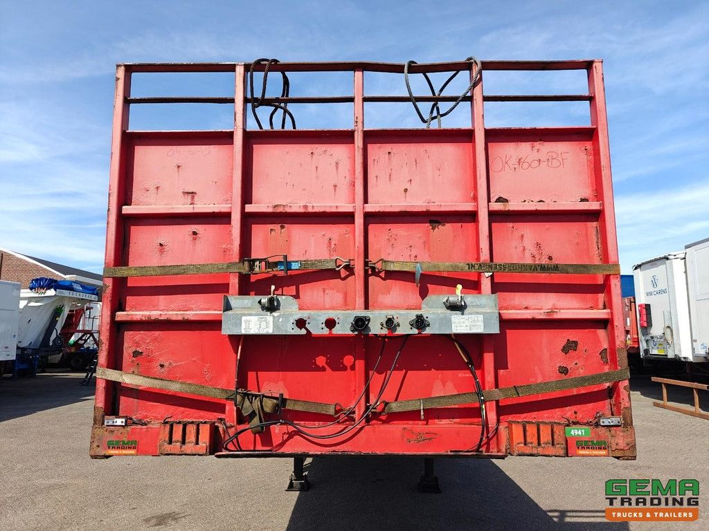 Groenewegen DRO-14-27 Open cargo bed - Stake pockets - Hardwood floor - 3-axle BPW drum 06/2025 MOT