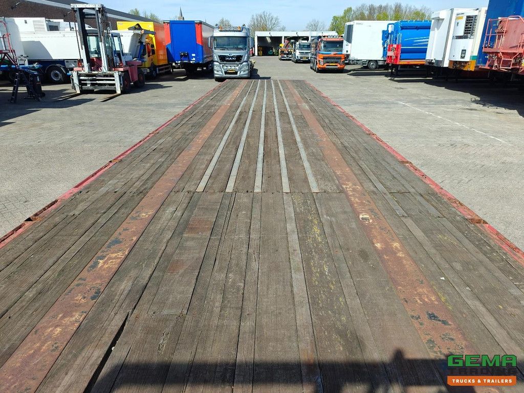 Groenewegen DRO-14-27 Open cargo bed - Stake pockets - Hardwood floor - 3-axle BPW drum 06/2025 MOT