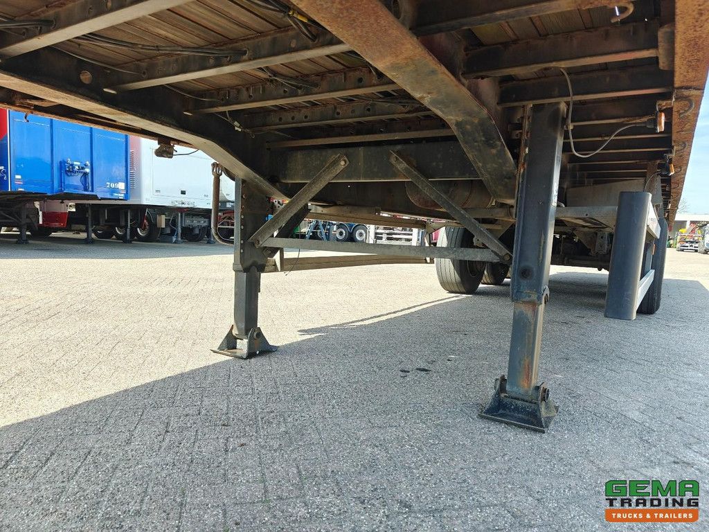 Groenewegen DRO-14-27 Open cargo bed - Stake pockets - Hardwood floor - 3-axle BPW drum 06/2025 MOT
