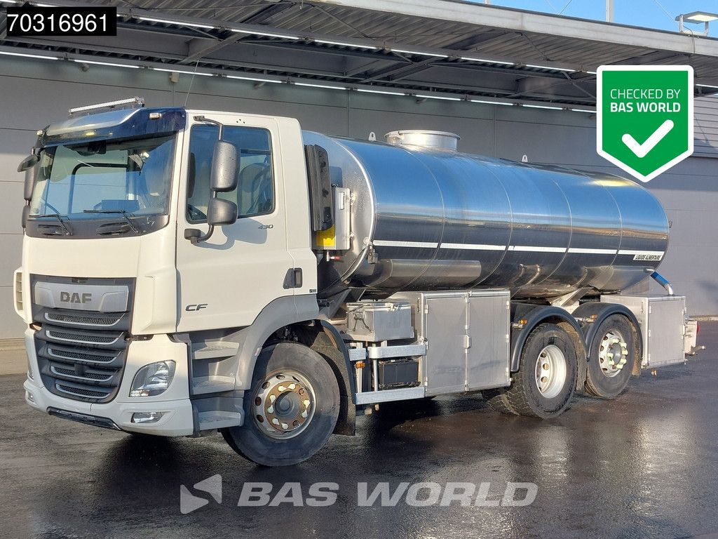 DAF CF 430 6X2 MAGYAR tanker Lift+steering axle automatic ACC Euro 6