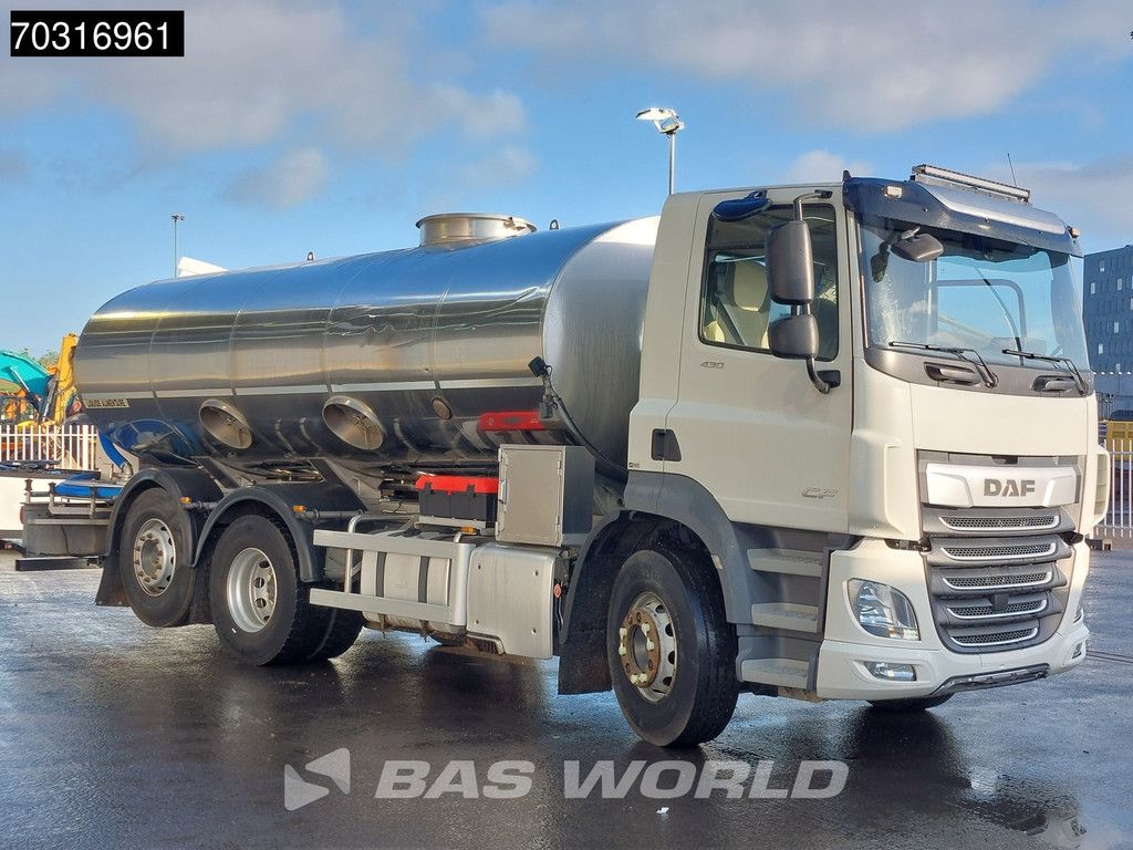 DAF CF 430 6X2 MAGYAR tanker Lift+steering axle automatic ACC Euro 6