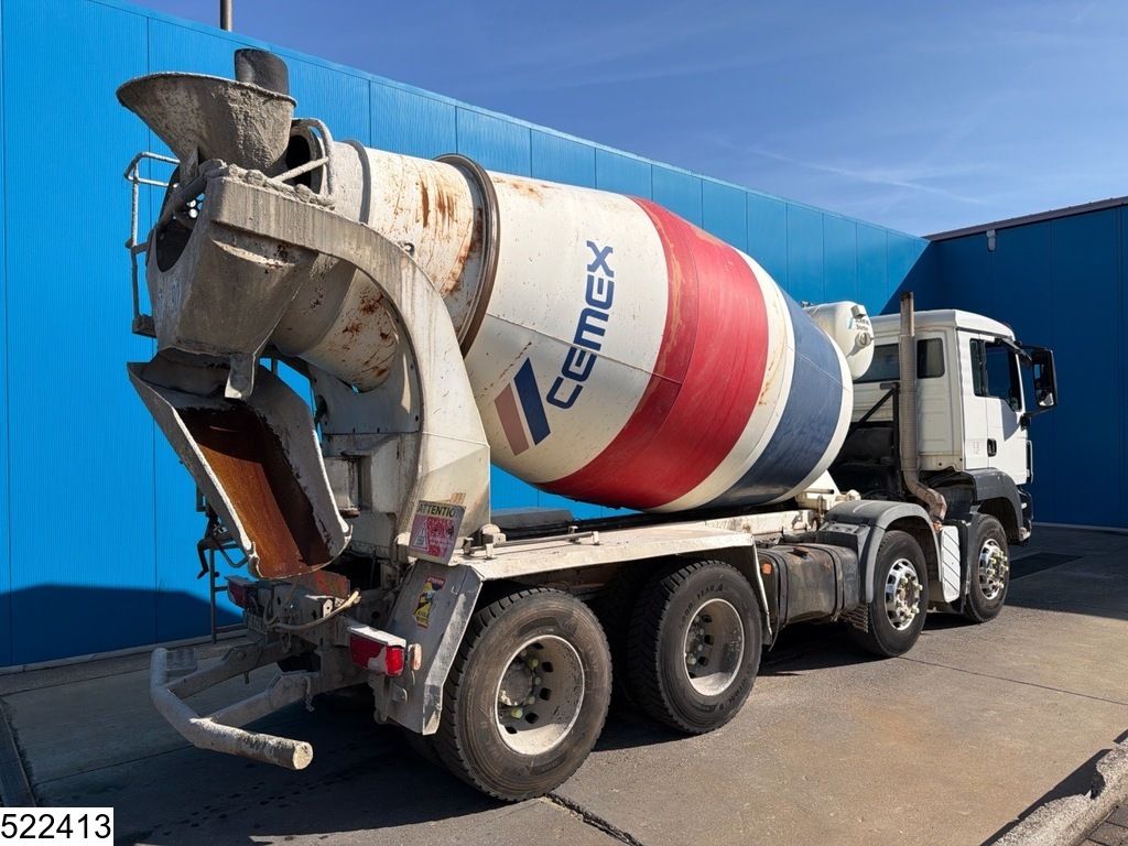 MAN TGS 32 360 8x4, Euro 4, 9m3, Schwing, manual transmission