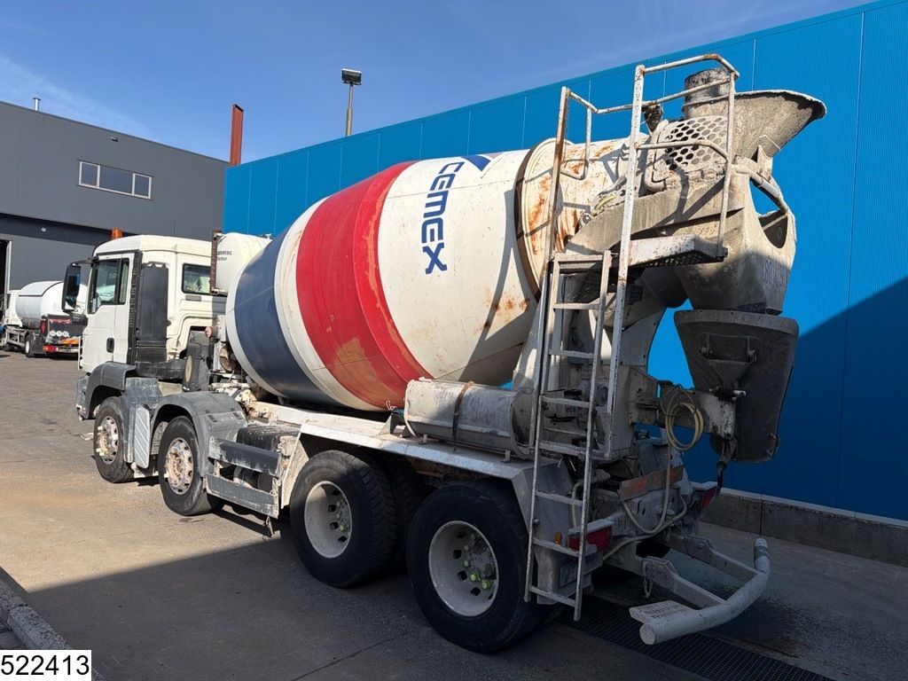 MAN TGS 32 360 8x4, Euro 4, 9m3, Schwing, manual transmission