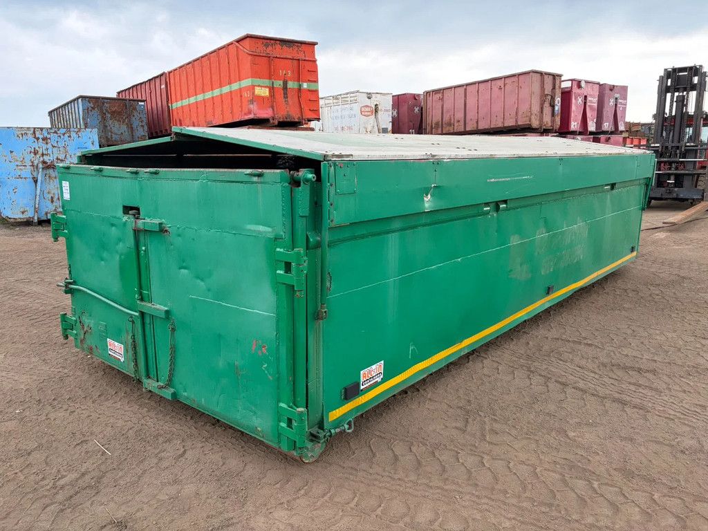 ALL-IN Containers 19,5m3 kipper met alu kleppen
