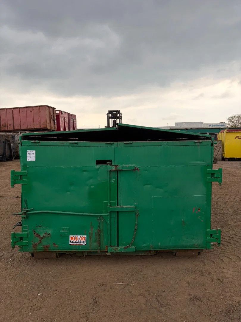ALL-IN Containers 19,5m3 kipper met alu kleppen