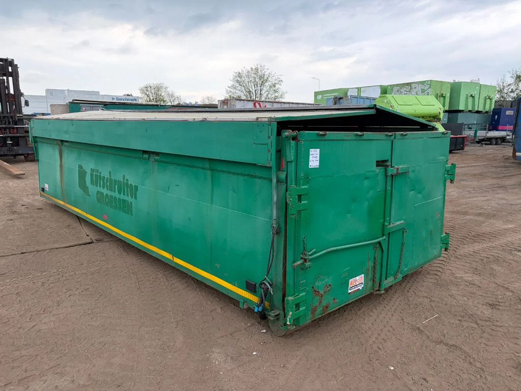 ALL-IN Containers 19,5m3 kipper met alu kleppen