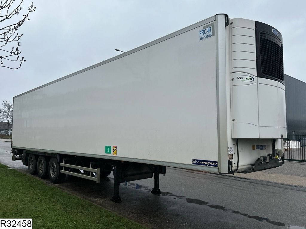 Lamberet Koel vries Carrier Vector 1550, Dhollandia, Lift axle