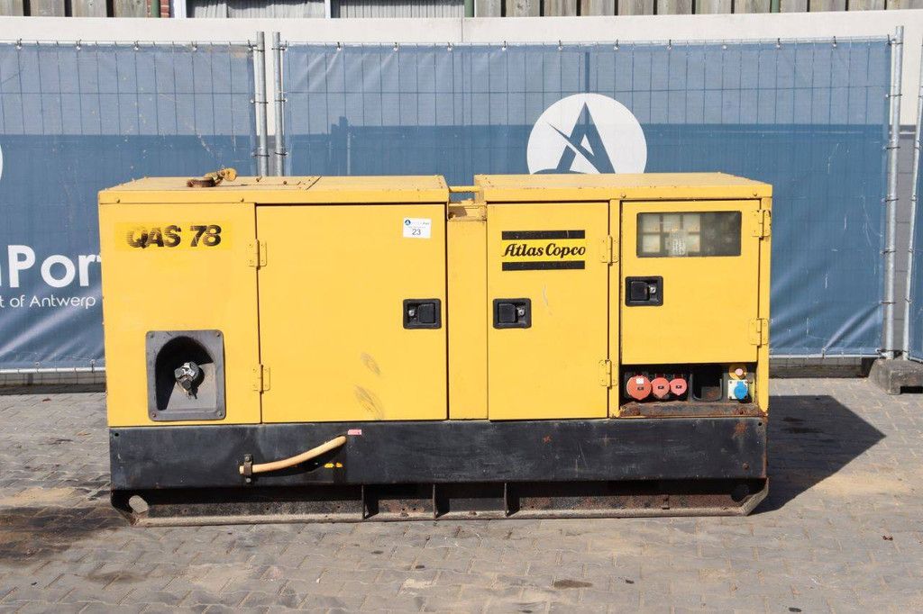 Generator Atlas Copco QAS 78 Diesel 78kVA