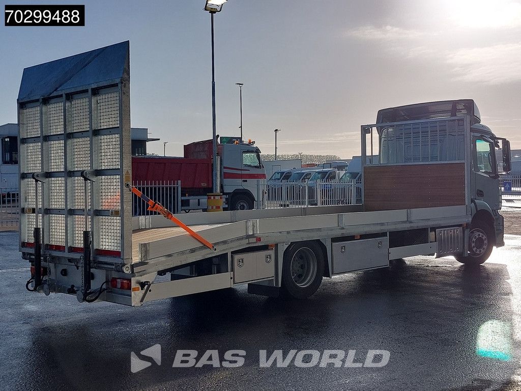 Mercedes Actros 1827 4X2 NEW! machine transporter 101cm loadfloor Oprijwagen Hydraulic ramp Euro 6