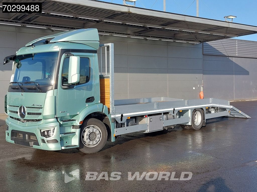 Mercedes Actros 1827 4X2 NEW! machine transporter 101cm loadfloor Oprijwagen Hydraulic ramp Euro 6