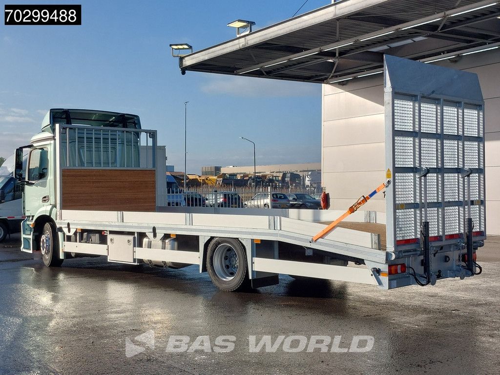 Mercedes Actros 1827 4X2 NEW! machine transporter 101cm loadfloor Oprijwagen Hydraulic ramp Euro 6