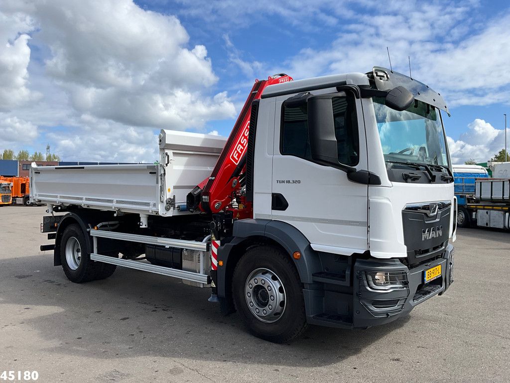 MAN TGM 18.320 Euro 6 Fassi 13 Tonmeter laadkraan NEW AND UNUSED!