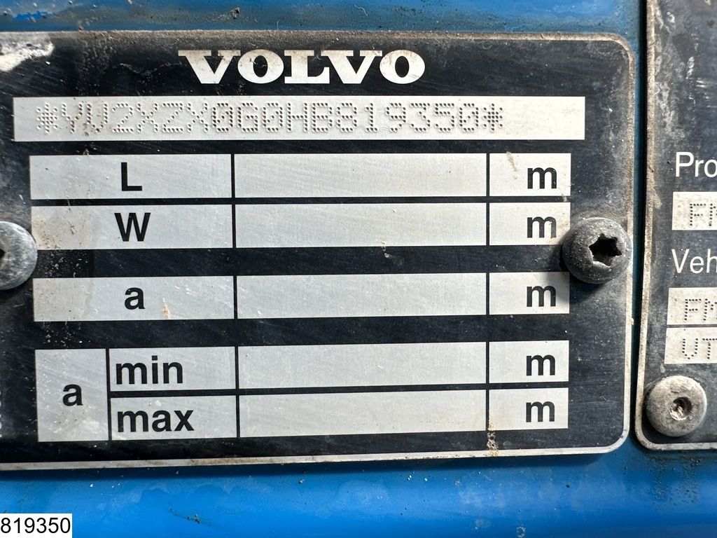 Volvo FMX 450 8x4, EURO 6, Leaf suspension, Stetter 8m3