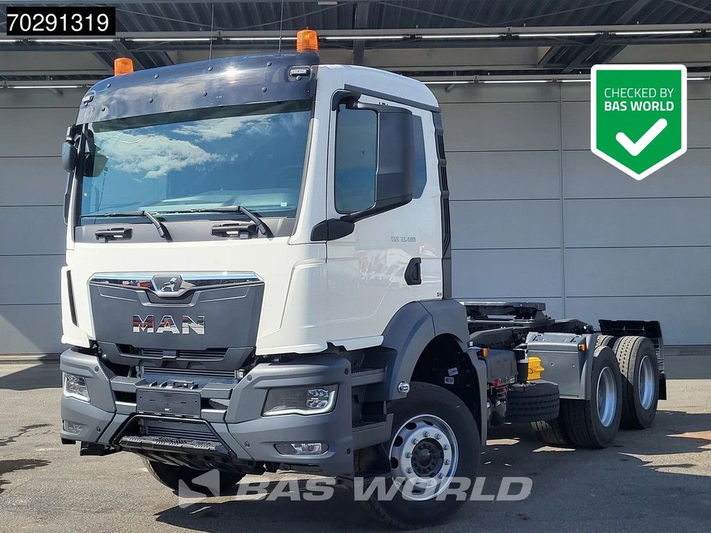 MAN TGS 33.400 6X4 NEW! Full-Steel Big-Axle Drumbrakes LED Euro 2