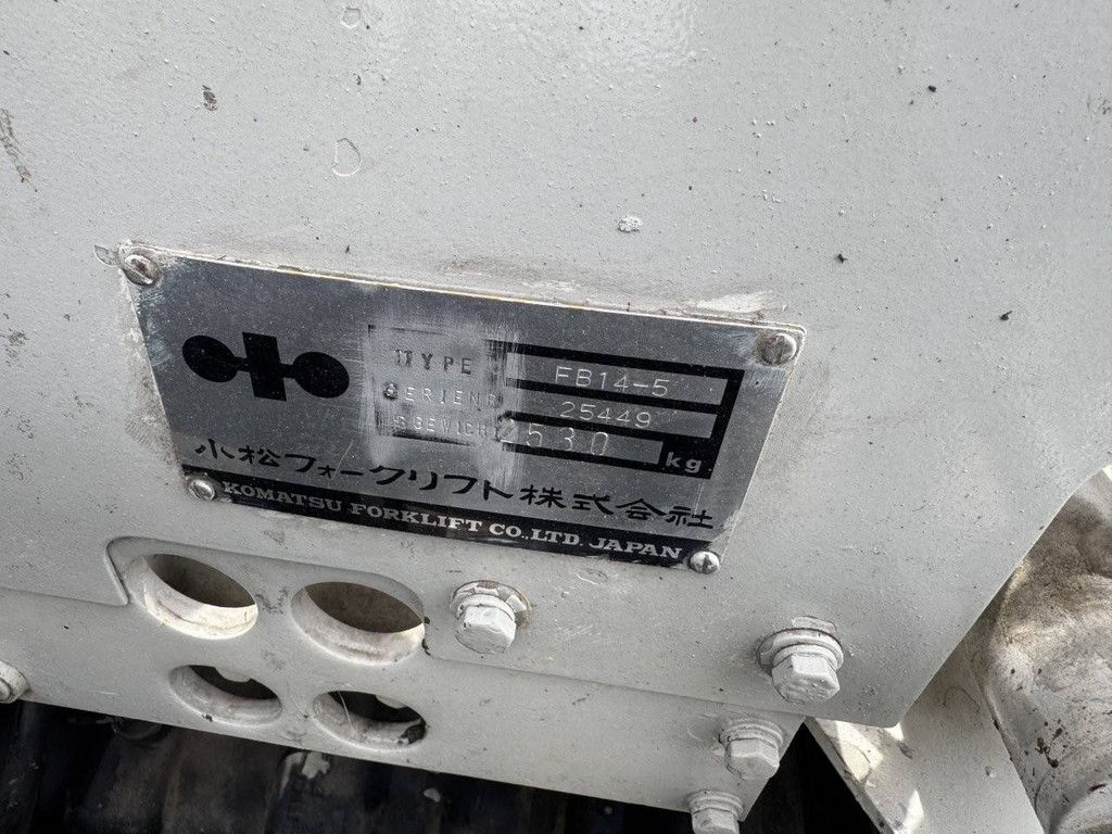 Forklift Komatsu FB14-5 Electric 1400kg