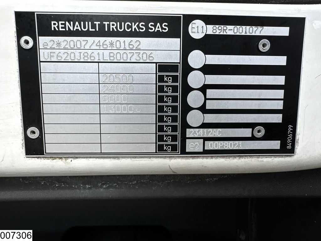 Renault D 19 280 EURO 6, Dhollandia