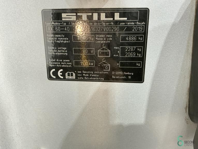 Forklifts Electric Still RX60-40 2019