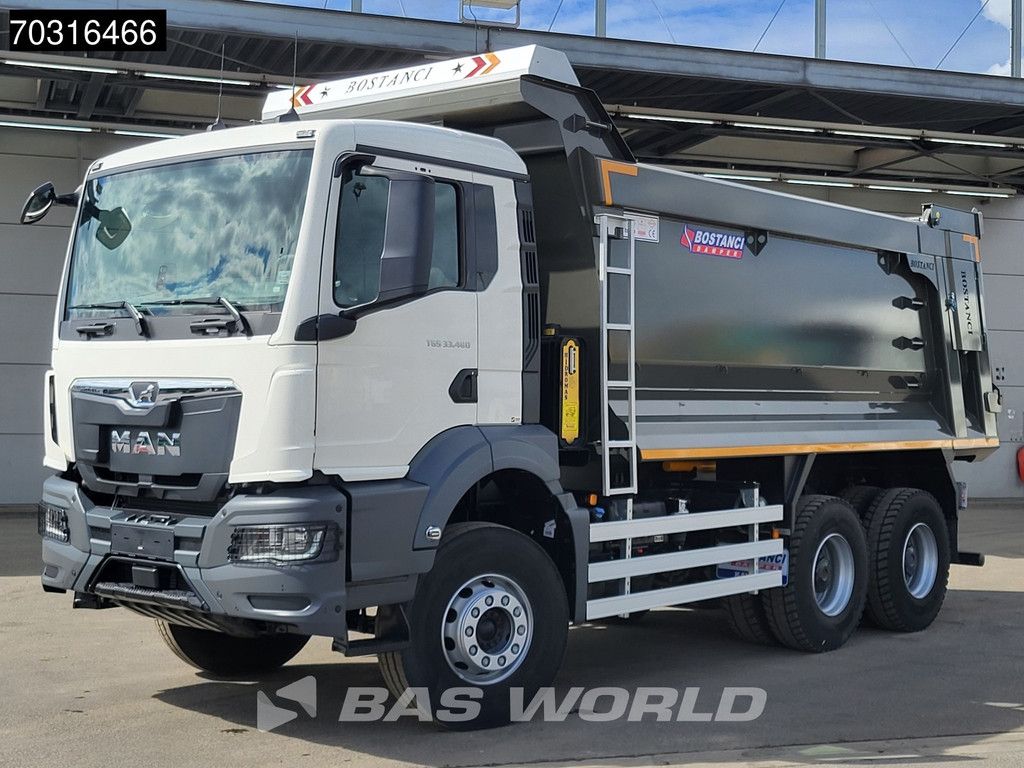 MAN TGS 33.480 6X4 NEW! 22m3 tipper Big-Axle Steel suspension Automatic Euro 6