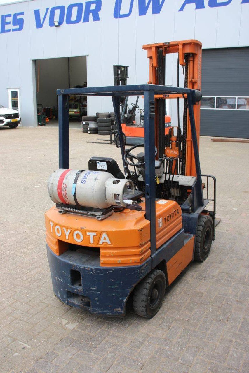 Heftruck Toyota 42-5FGF-18 LPG 1800kg 6m 1992