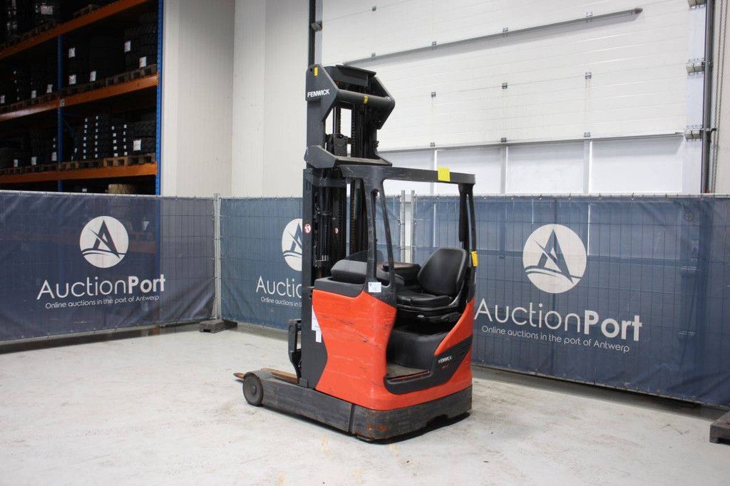 Fenwick-Linde R14-01 Elektro-Schubmaststapler 1400 kg 2015