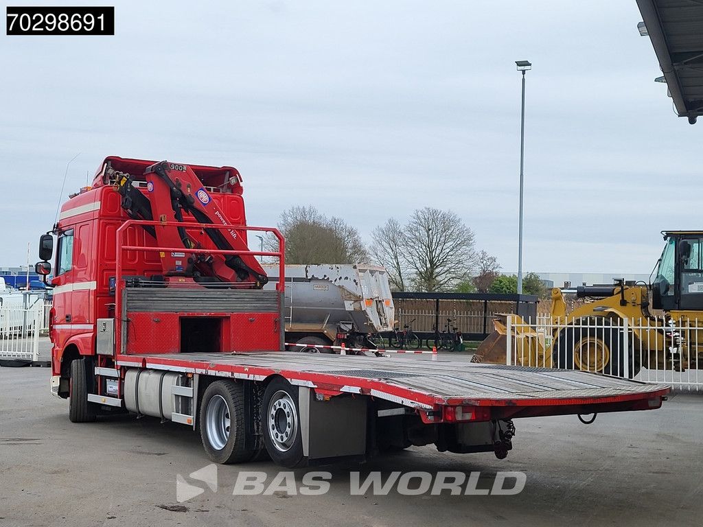 DAF XF XF 440 6X2 HMF 900-K2 Crane Kran Winch Lift+Steering Axle Full Air Euro 6
