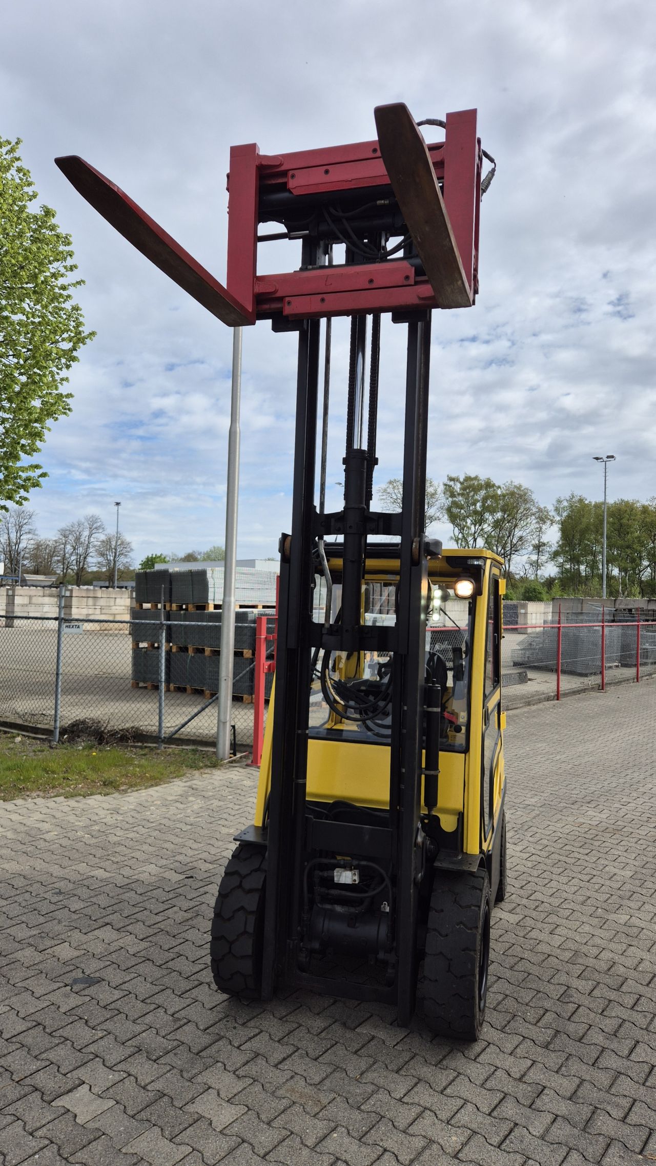 HYSTER Fortens H3.0FT Diesel Freelift en vorken versteller