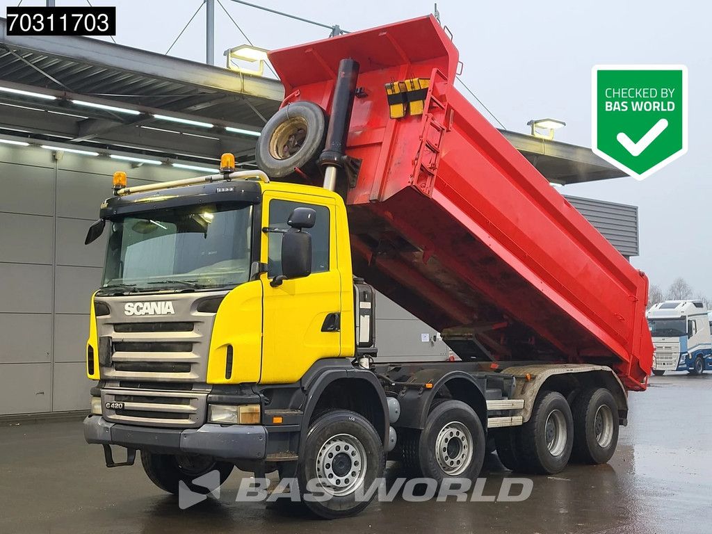 Scania G G420 8X6 8x6 18m3 KH Kipper Steel suspension Big-Axle Euro 4