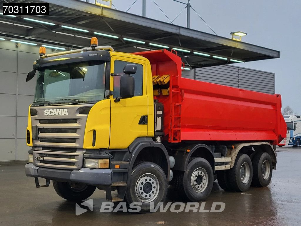 Scania G G420 8X6 8x6 18m3 KH Kipper Steel suspension Big-Axle Euro 4