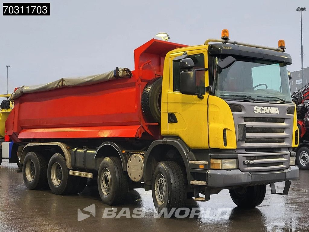 Scania G G420 8X6 8x6 18m3 KH Kipper Steel suspension Big-Axle Euro 4