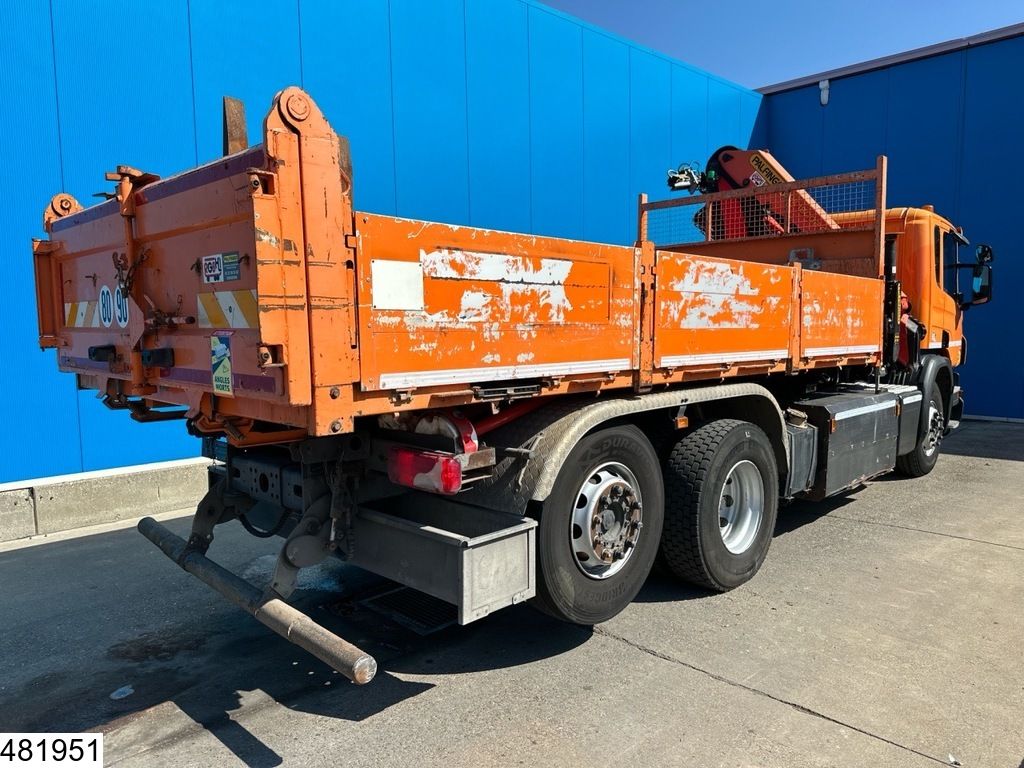 Scania P 340 EURO 6, CNG, 6x2, Retarder, Palfinger, Remote