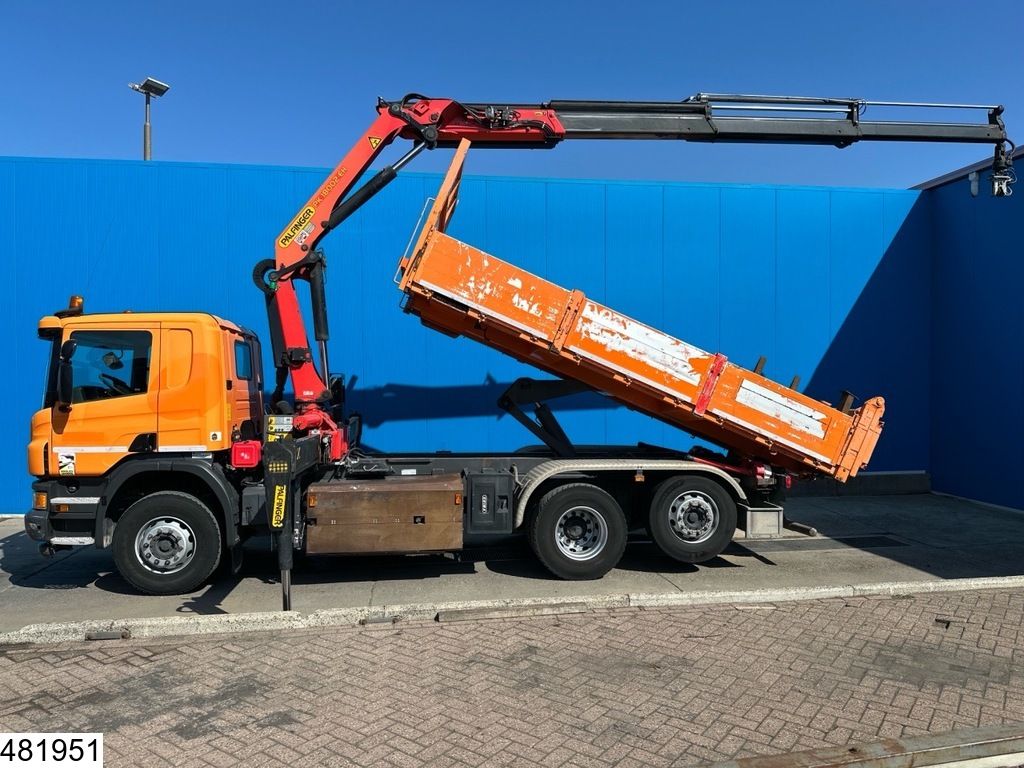 Scania P 340 EURO 6, CNG, 6x2, Retarder, Palfinger, Remote