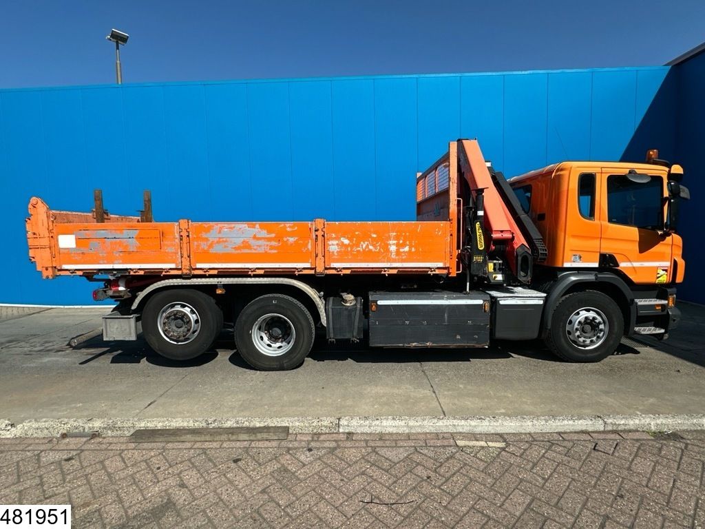 Scania P 340 EURO 6, CNG, 6x2, Retarder, Palfinger, Remote