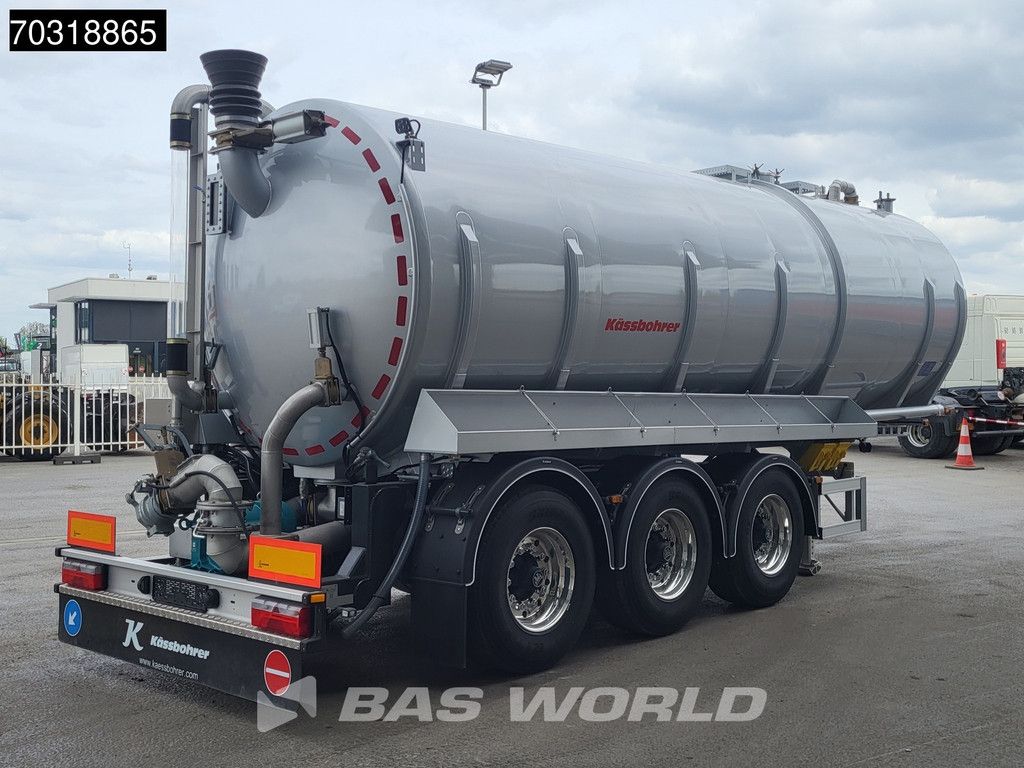 Kässbohrer STB 3 axles Gülle Waste Liftachse