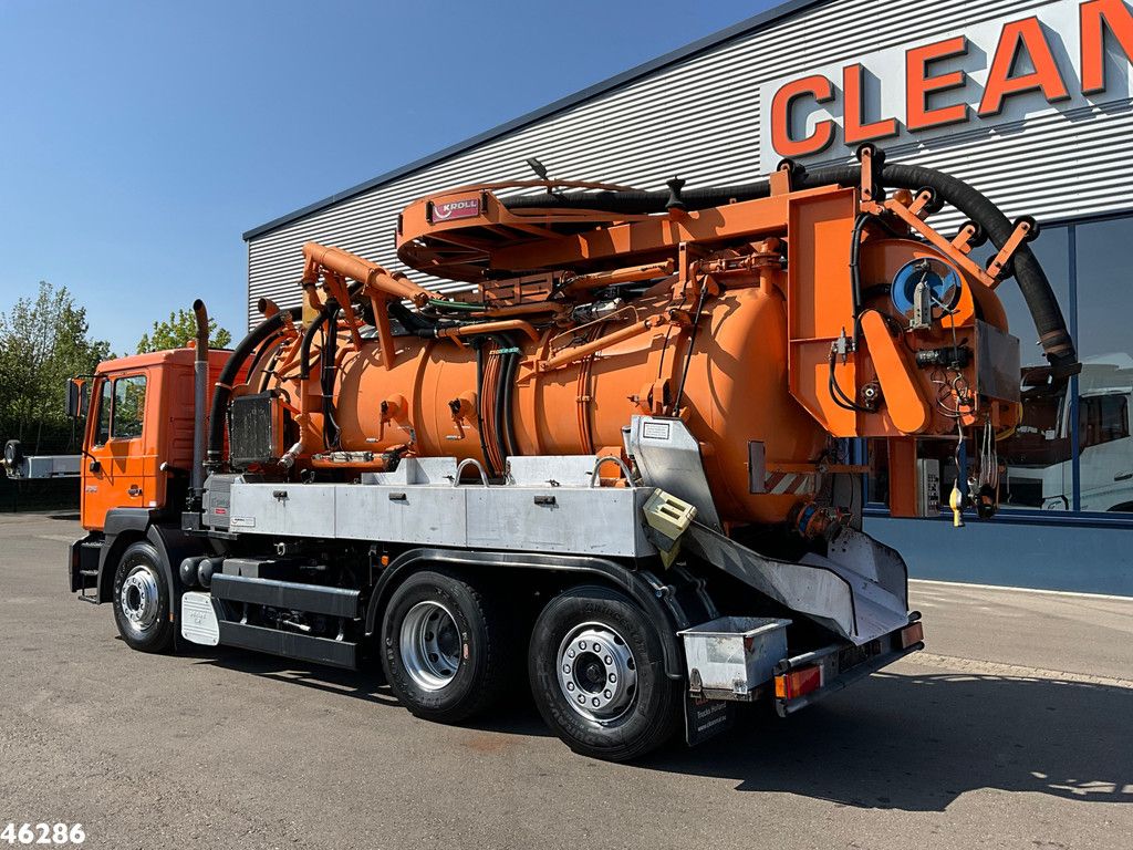 Man 26.314 Kroll kolkenzuiger 9m³ Just 185.429 km!