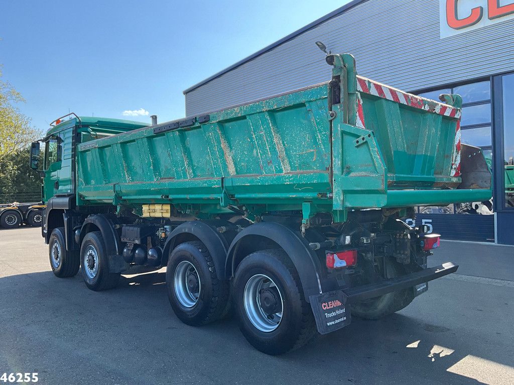 MAN TGS 35.480 8x8 Manual Full Steel Meiller 14m³ Kipper