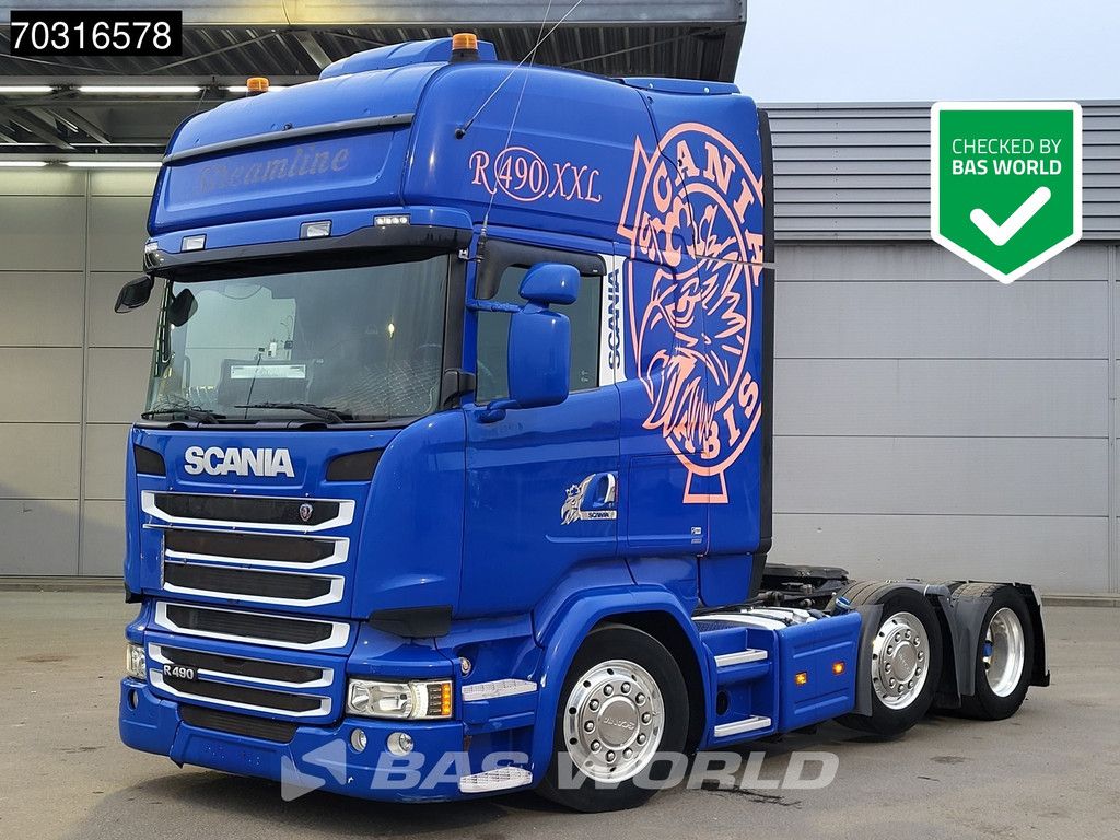 Scania R490 6X2 Mega Lift+Lenkachse Retarder 2xTanks Standklima