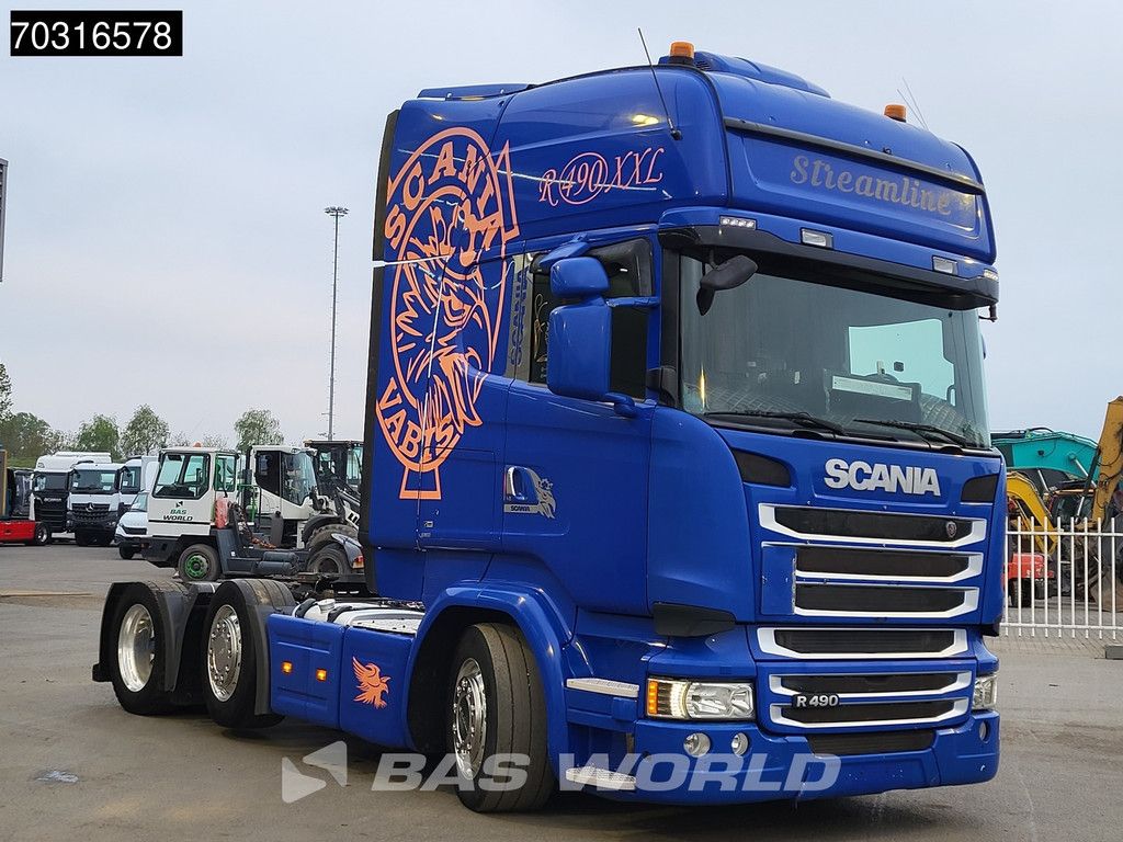 Scania R490 6X2 Mega Lift+Lenkachse Retarder 2xTanks Standklima