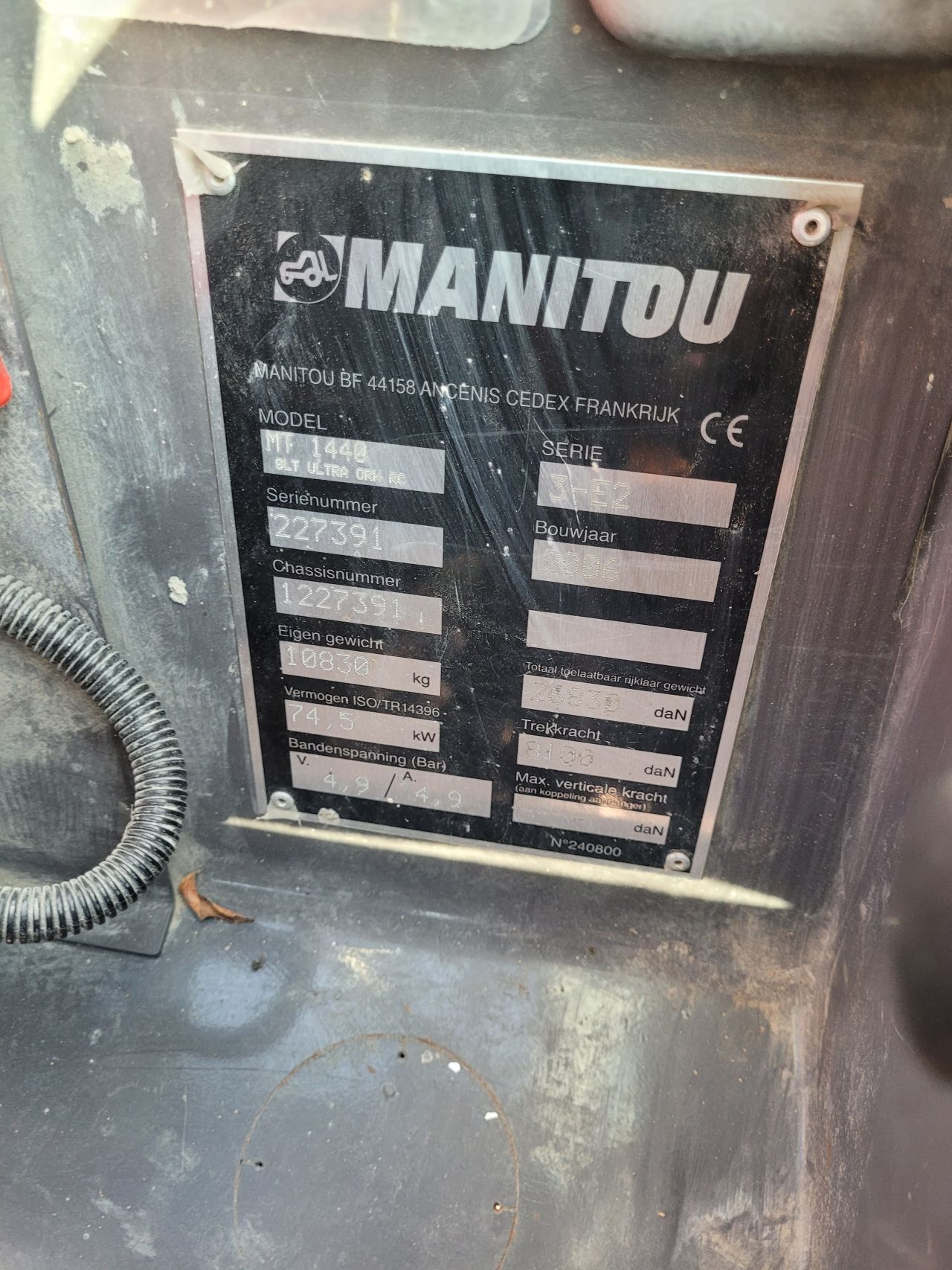 Manitou MT 1440sl verreiker