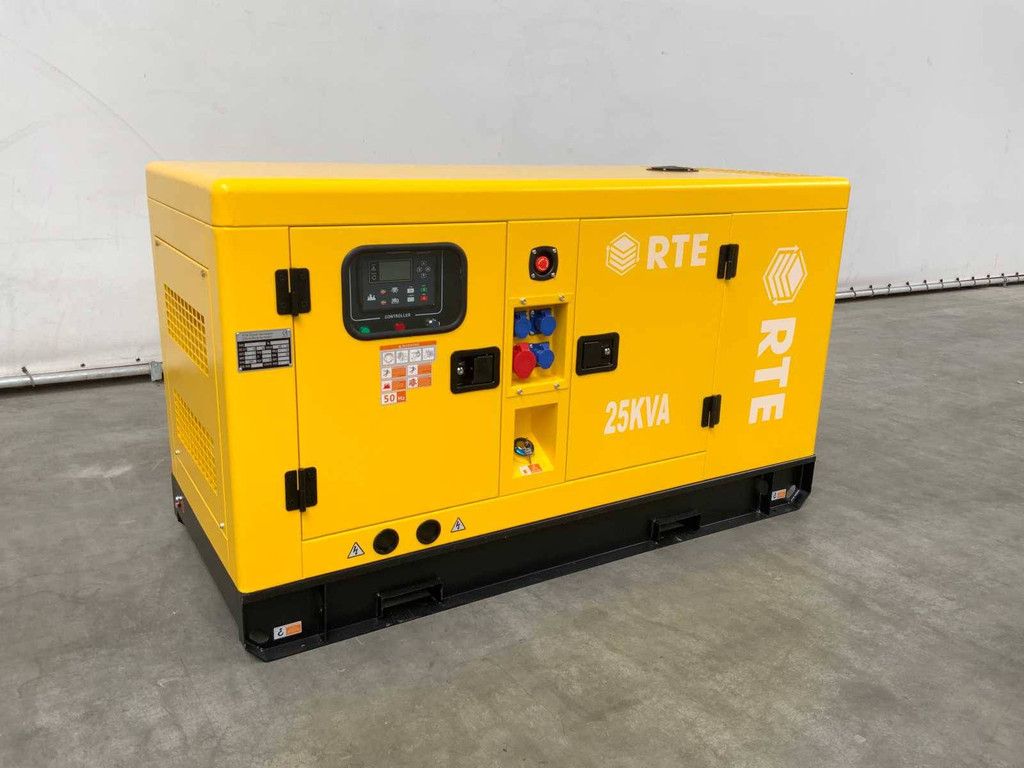 Generator RTE 7423 Diesel 2025 25 KVA 2025 Nieuw